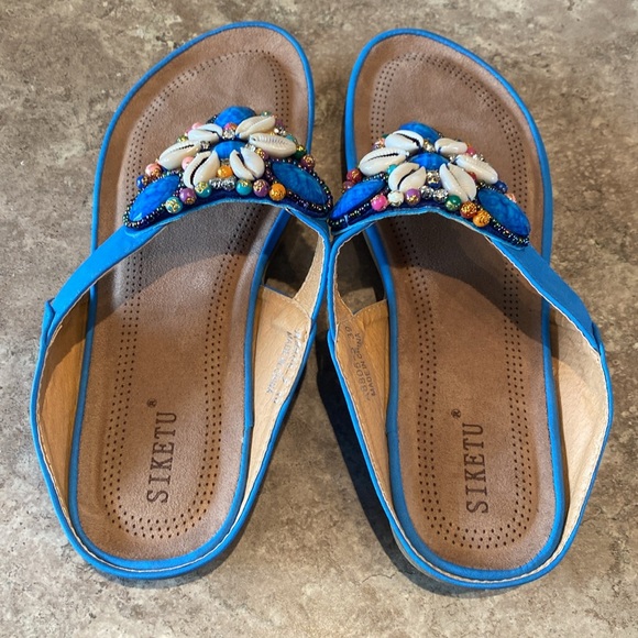 Tropical Flair Ladies Sandals 8.5, Siketu - Picture 5 of 5